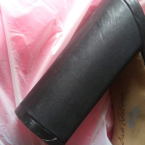 Sam Edelman Black Suede/Leather Heels - Picture 6 of 8